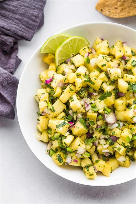 Pineapple Salsa .